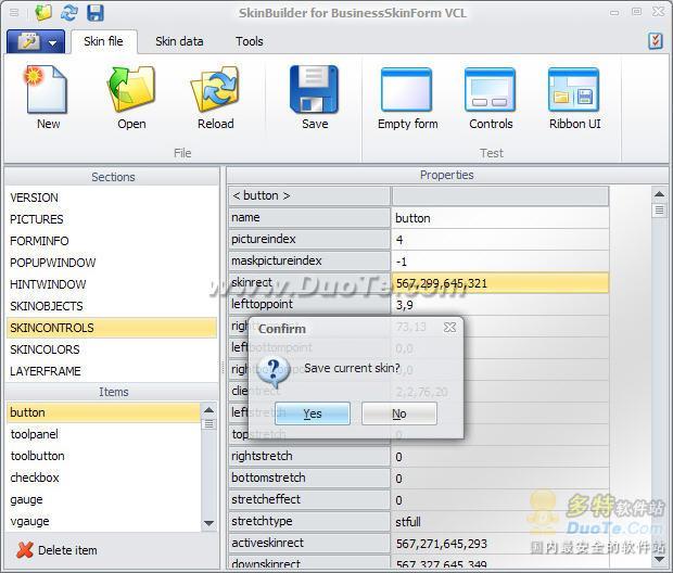 BusinessSkinForm VCL for CB6下载