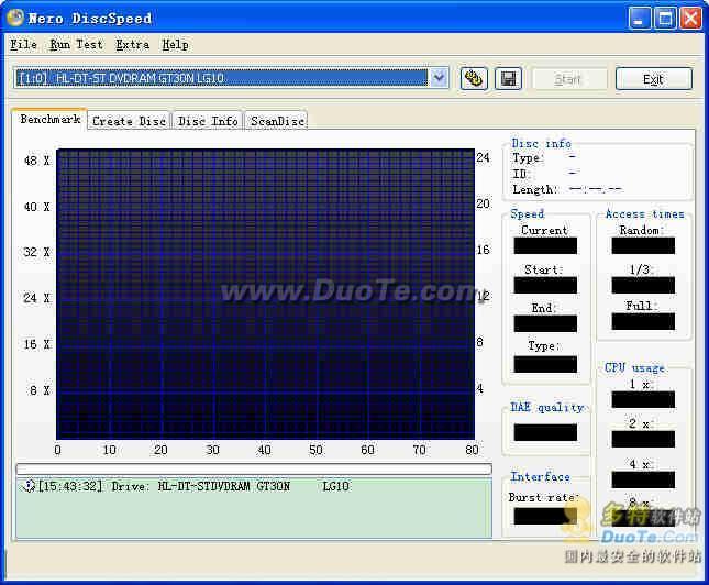 Nero DiscSpeed(光驱检测工具)下载