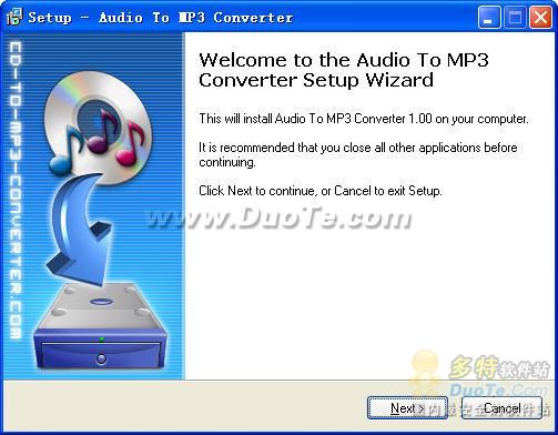 Audio To MP3 Converter下载