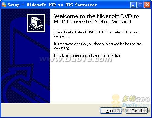 Nidesoft DVD to HTC Converter下载