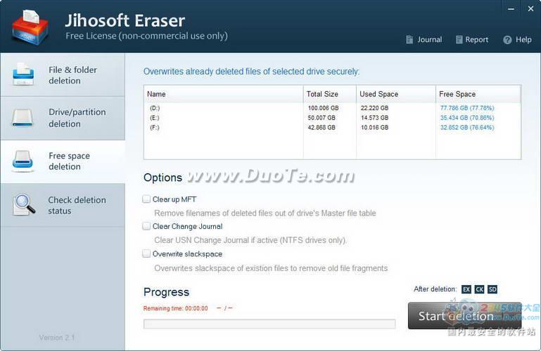 Jihosoft Free Eraser(文件擦除器)下载