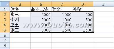 Excel 删除 重复 数据项