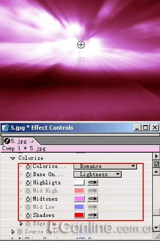 After Effects 实例教程之云层光线流动