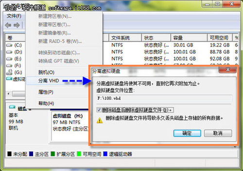 教你一招 玩Windows7系统虚拟磁盘分区