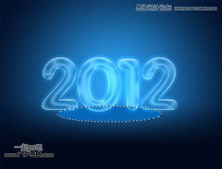 Photoshop制作2012新年贺卡教程,PS教程,思缘教程网