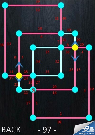 《一笔画》91-100关完整通过攻略