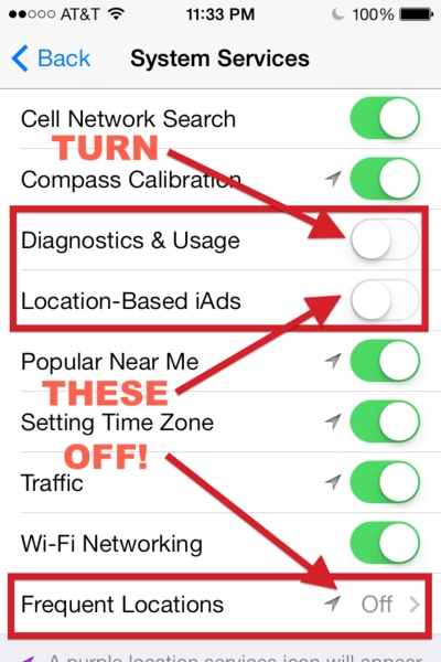 iOS7高手必知的四大隐私设置