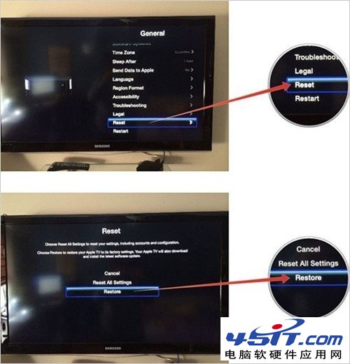 如何恢复Apple TV出厂设置