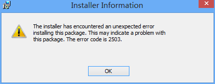 快速学习Win8安装程序出现2502、2503错误解决办法
