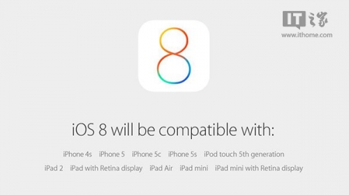 苹果iOS8正式版固件官方下载大全