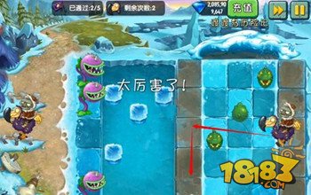 《植物大战僵尸2》冰河世界渡渡鸟历险记第3关通关攻略