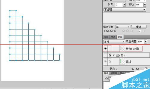 小菜一碟！Fireworks CS5怎么制作3D网格线？