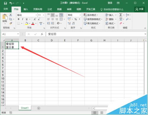 Excel2016表格中的文字怎么设置自动换行? 看看吧