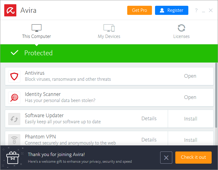 Avira AntiVir Personal(小红伞免费中文版)下载