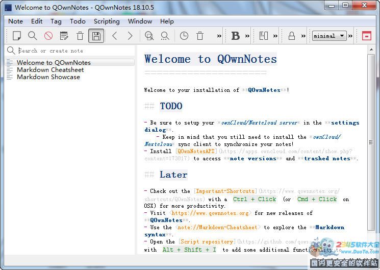 QOwnNotes(事务笔记管理)下载