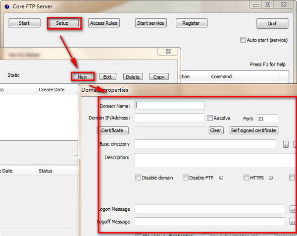 Core FTP Server(FTP服务器)下载