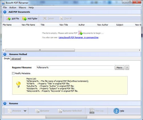 Boxoft pdf Renamer(PDF文件重命名软件)下载