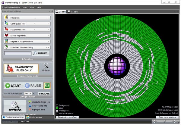 DiskTrix UltimateDefrag(磁盘整理器)下载