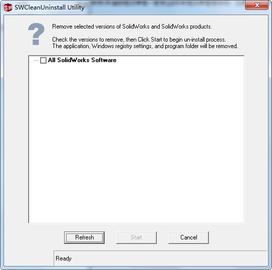 SolidWorks完全清理工具(SWCleanUninstall)下载