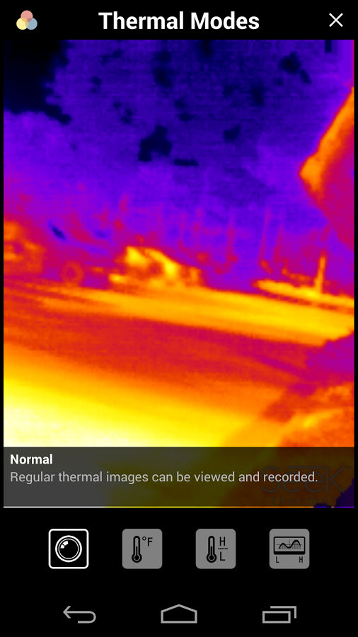 Seek Thermal app