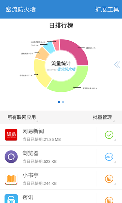 密流防火墙软件截图0