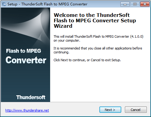 ThunderSoft Flash to MPEG Converter下载