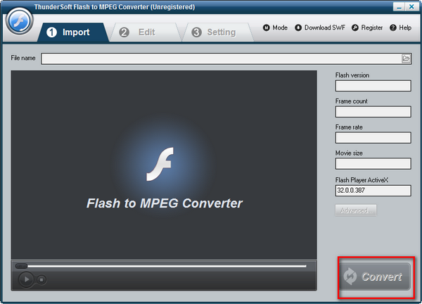 ThunderSoft Flash to MPEG Converter下载