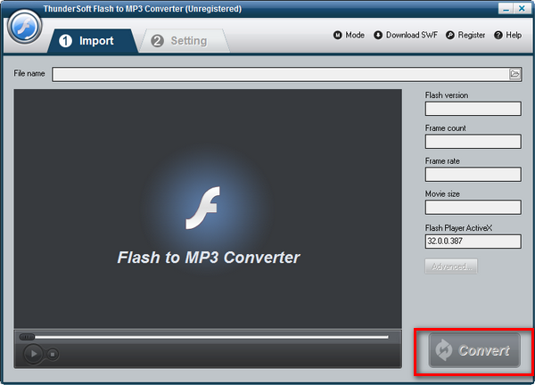 ThunderSoft Flash to MP3 Converter下载