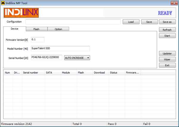 Indilinx MP Tool(Indilinx硬盘开卡工具)下载