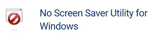 No Screen Saver(取消屏保软件)下载