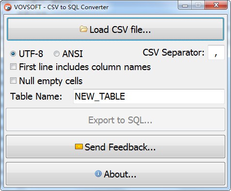 CSV to SQL Converter(CSV转SQL转换器)下载