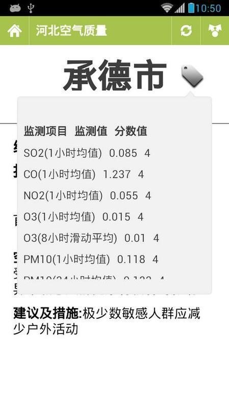 河北空气质量软件截图1