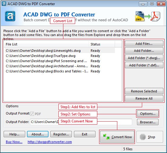 AutoCAD DWG to PDF Converter(文件转换器)下载