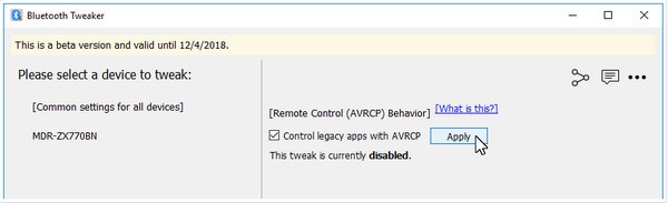 Bluetooth Tweaker(蓝牙调节器)下载