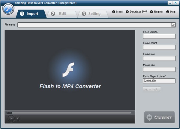 Amazing Flash to MP4 Converter(Flash到MP4转换器)下载