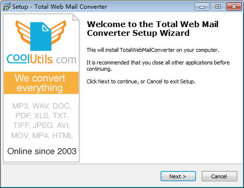 Total Web Mail Converter(邮件转换工具)下载