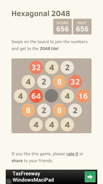 2048六边形软件截图3