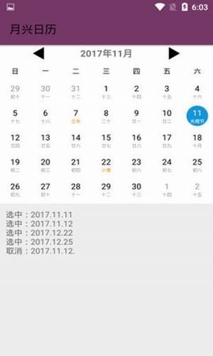 月兴日历软件截图2