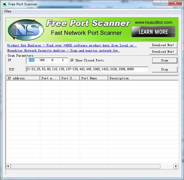 FreePortScanner(端口扫描工具)下载