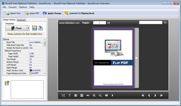 Boxoft Free Flipbook Publisher(图书制作工具)下载