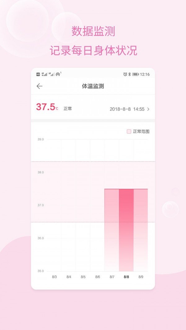 孕妇体重记录软件截图2