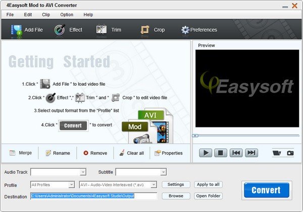 4Easysoft Mod to AVI Converter(Mod至AVI转换器)下载