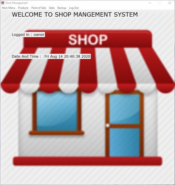 Store Management System(商店管理系统)下载