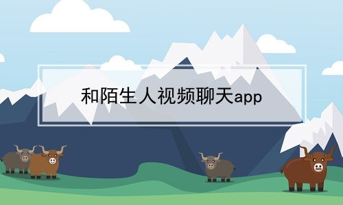 和陌生人视频聊天app