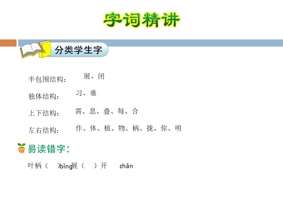 《会睡觉的植物》PPT下载