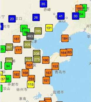 腾讯雾霾地图全国版软件截图0