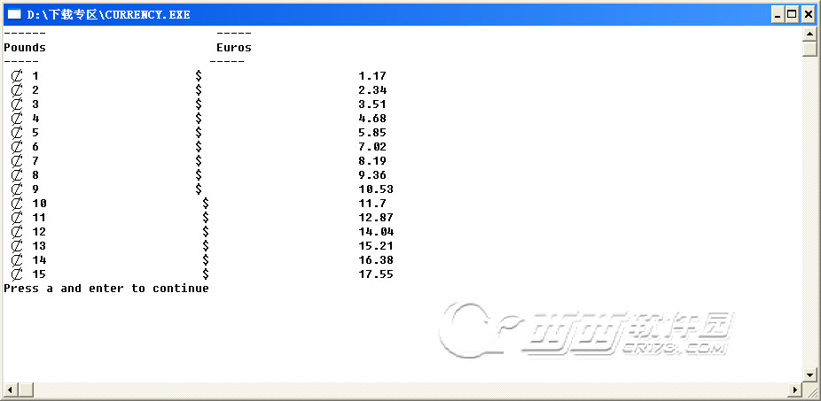 英镑美元欧元换算(Basic Currency Converter)下载