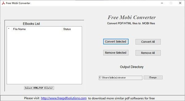 Free Mobi Converter(电子书格式转换工具)下载