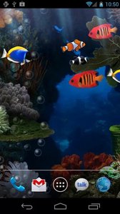 Aquarium Free水族馆动态壁纸软件截图1