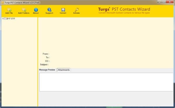 Turgs PST Contacts Wizard(PST联系人提取工具)下载